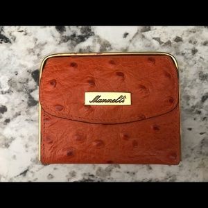 Vintage Leather Manneilli Coin Purse